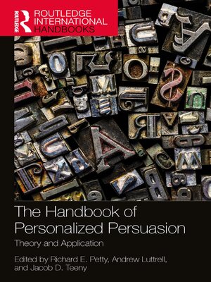 cover image of The Handbook of Personalized Persuasion